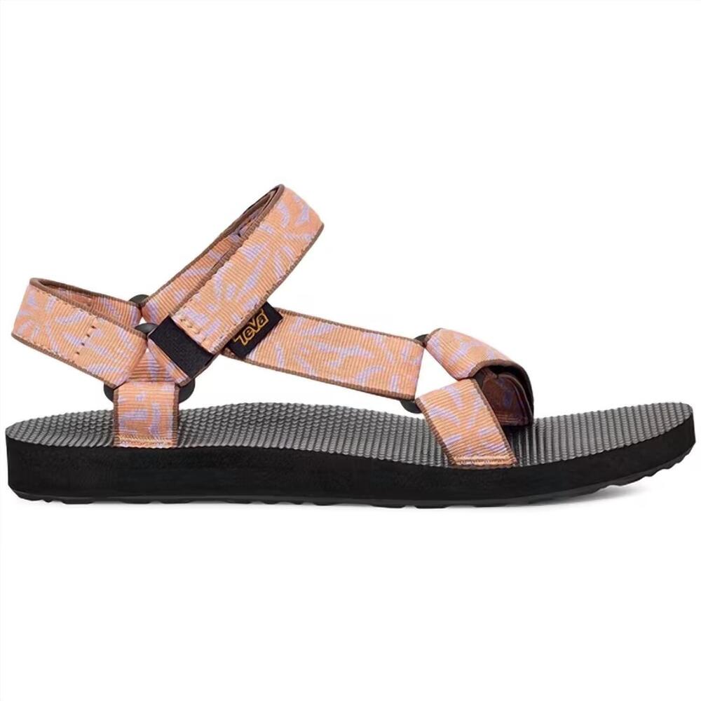 NEW TEVA women's original universal sandal in beach floral peach bloom